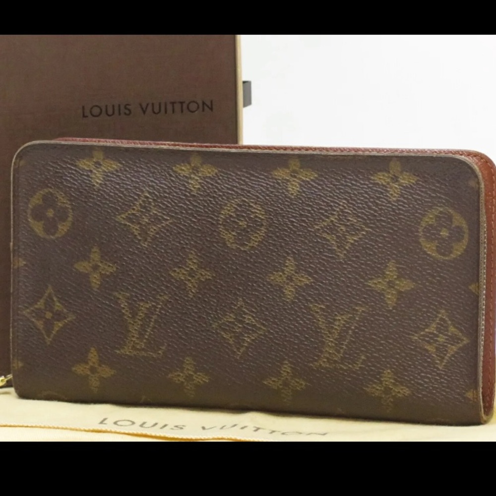 Auth LOUIS VUITTON Monogram Porte Monnaie Zip M61727 Long wallet LV 18617649